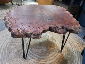 Red Gum Burl Coffee Table