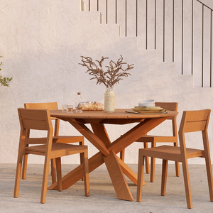 Ethnicraft Round Outdoor Table
