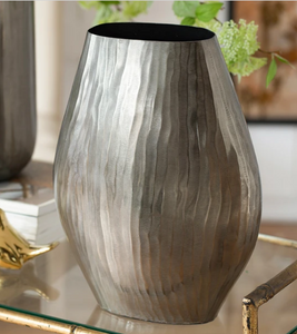 Aluminium Oval Vase