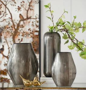 Aluminium Oval Vase
