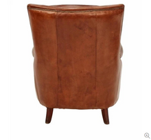 Load image into Gallery viewer, Springfield Aged Leather Armchair