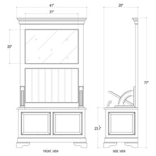 Load image into Gallery viewer, Homestead Hallstand with Storage