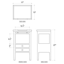 Load image into Gallery viewer, Eton 2 Drawer Pull Out Shelf Bedside