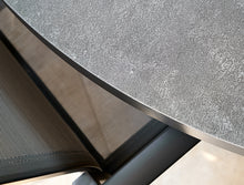 Load image into Gallery viewer, Melton Craft Apollo Outdoor Round Glass Table with Charcoal Frame