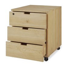 Load image into Gallery viewer, Ethnicraft Oak Billy Box Office Drawer Unit