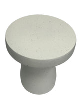 Load image into Gallery viewer, Mushroom Side Table White with Fleck