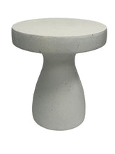Load image into Gallery viewer, Mushroom Side Table White with Fleck