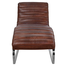 Load image into Gallery viewer, Vintage Leather Chaise