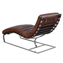Load image into Gallery viewer, Vintage Leather Chaise