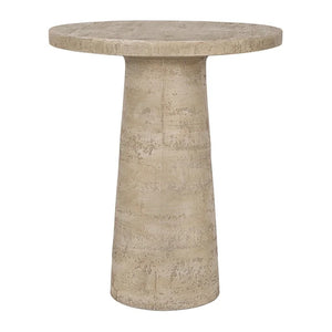 Logan Cement Round Side Table.