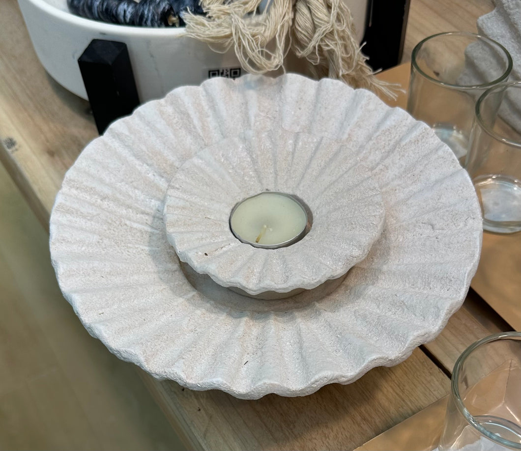 Fan Candle Holder