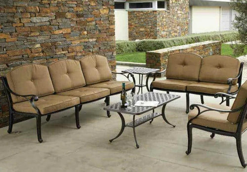 Melton Craft Outdoor Nassau 3 Seater Lounge