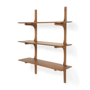 Ethnicraft Mahogany PI Wall Shelves