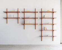 Load image into Gallery viewer, Ethnicraft Mahogany PI Wall Shelves