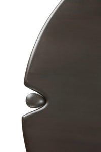 Ethnicraft Mahogany PI Round Coffee Table Dark Brown