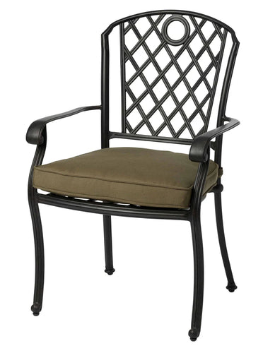 Melton Craft Outdoor Nassau Whitehorse Chair with Cushion
