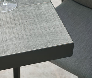 Melton Craft Memphis Outdoor Pedestal Bar Table