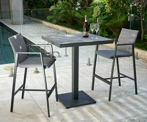 Melton Craft Memphis Outdoor Pedestal Bar Table