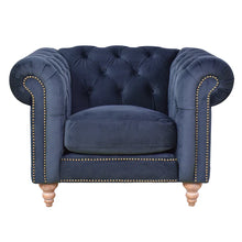 Load image into Gallery viewer, Chesterfield Velvet Armchair