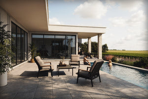 MELTON CRAFT PINEHURST 4 PCE OUTDOOR SETTING