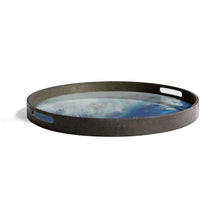 Load image into Gallery viewer, Ethnicraft Blue Mist Organic Glass Tray