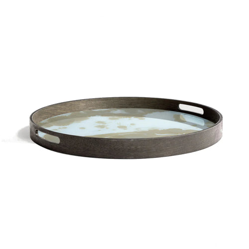 Ethnicraft Mist Gold Organic Glass Tray