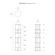 Load image into Gallery viewer, Stairs Column Bookshelf