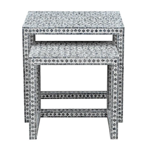 Claire Shell Inlay Nesting Tables