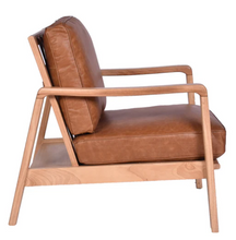 Load image into Gallery viewer, Buckle Leather Armchair