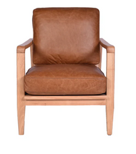 Load image into Gallery viewer, Buckle Leather Armchair