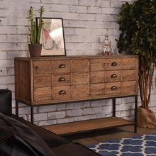 Load image into Gallery viewer, Officer 6 Drawer Sideboard