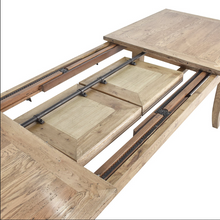 Load image into Gallery viewer, Oak Double Extension Dining Table