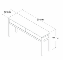 Load image into Gallery viewer, Wormy Chestnut Console
