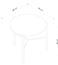 Load image into Gallery viewer, Emperador Side Table
