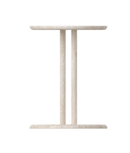Load image into Gallery viewer, Travertine Side Table