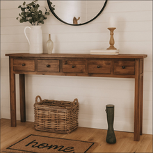 Load image into Gallery viewer, Rustic Hall Table