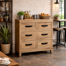 Load image into Gallery viewer, Industrial Iron Chest of Drawers