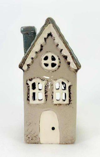 Tealight Cottages - Ceramic Single House 1