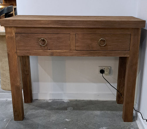 Teak Driftwood Console