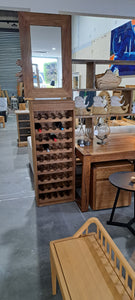 Teak Wine Rack Large
