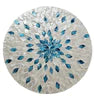 Mother of Pearl Aqua Side Table