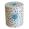 Load image into Gallery viewer, Mother of Pearl Aqua Side Table