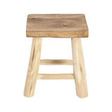 Load image into Gallery viewer, Yumbi Teak Stool