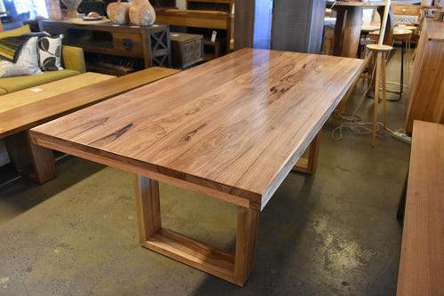 Solid Messmate 'U' Base Dining Table