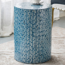 Load image into Gallery viewer, Turquoise Round Side Table