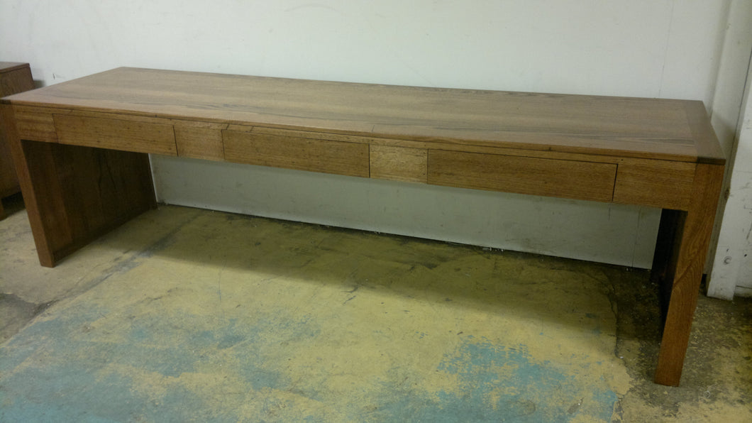 Recycled Timber 3 Drawer Desk