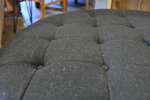 Round Button Ottoman 900