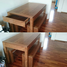 Load image into Gallery viewer, Recycled Timber Apartment Dining Table