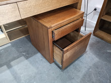 Load image into Gallery viewer, Recycled Timber 2 Drawer Desk