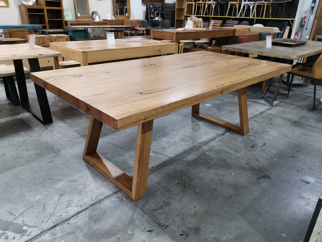 Angled 'U' Base Dining Table